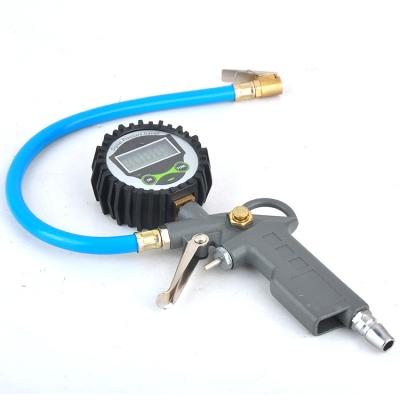 China For kindstire pressure measuring Digital Big Handle Electronic Tire Pressure Gun Compressor Tire Inflator for sale