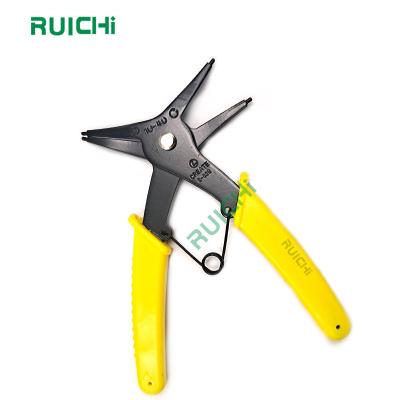 China Crimping Multi-Function 4 IN 1Circlip Pliers Snap Ring Pliers Internal External Ring Remover Tool for sale