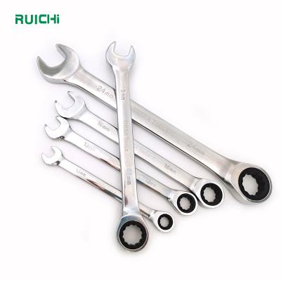 China Install and remove popular universal ratcheting wrench fix open end wrench set low price for sale