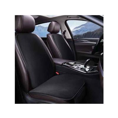 China Disassemble and Assemble Fashionable Promotional Beige Ice Silk Car Cushion 5 Pieces Car Seat Cover for Automobile for sale