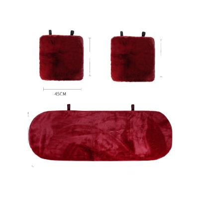 China Disassemble and Assemble Design Lush Car Heated Cushion Plastic Car Seat Cover Cushion for sale