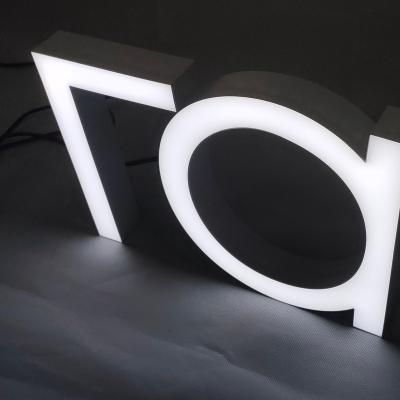 China Static Get Paid To Advertise Led Sign Backlit Letter 3d Acrylic Signage for sale