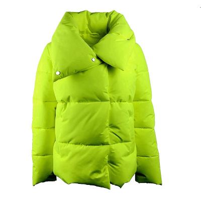 China Anti-wrinkle winter fashion plus size puffy jacket coat for women for sale