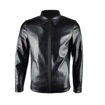 China Breathable waterproof&windproof stylish softshell real leather classic jackets for sale