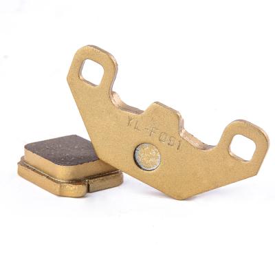 China Semi-metallic copper base without asbestos material motorcycle brake pads hydraulic disc brake electric disc friction brake for sale