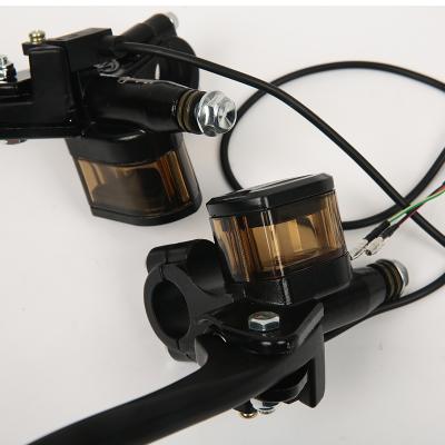 China Motorcycle red disc brake pump aluminum alloy electric car brake caliper sport clutch distributor hydraulic active lever is for sale