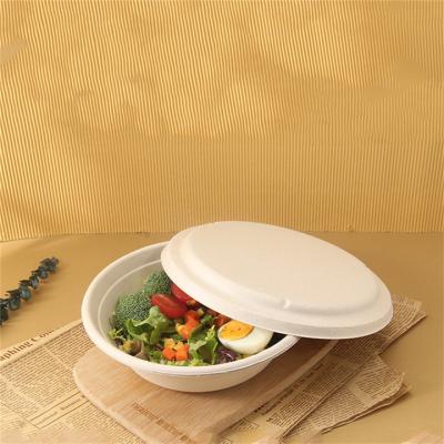 China Disposable Tray Lid Sugar Cane Bagasse Biodegradable Mug Lid To Go Compostable Noodle Bowl Lids for sale