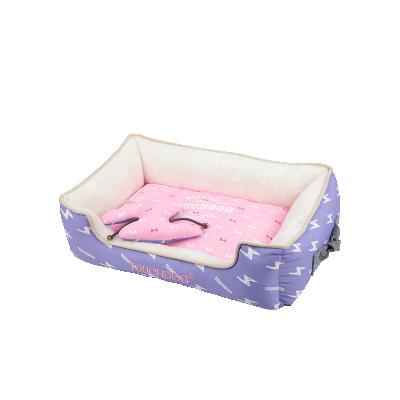 China Custom Breathable Unique Felt Washable Hamburger Plush Cat Pet Beds Dog Pet Sofa Bed for sale