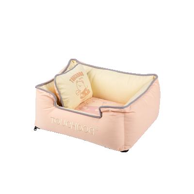 China Breathable High Quality Custom All Weather Dual Use Double Sided Pet Beds Cat Calming Pet Sofa Bed for sale