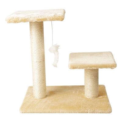 China Sustainable Cat Tree Growing With Mouse Cat Tree Wooden Cat Tree Scratcher for sale