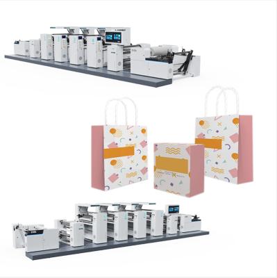 China Building Material Shops Paper Bag Package High Speed ​​Flexographic Printing Machine for sale