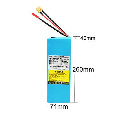 China Leichte Elektroroller-Batterie 36V 10Ah mit blauer Ledertasche zu verkaufen