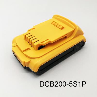 China Stable Cordless Power Tool Battery DCB200 5S1P Li Ion Serviceable for sale