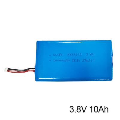 中国 多機能カスタム バッテリー パック 3.8V 10Ah リチウム バッテリー 販売のため