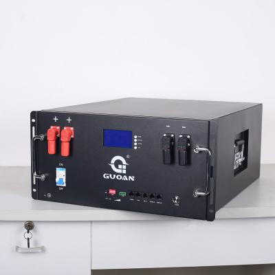 China 5U Desktop Energy Storage Cabinet for Solar Panel System with 48V 10KW 200AH Battery Pack for sale