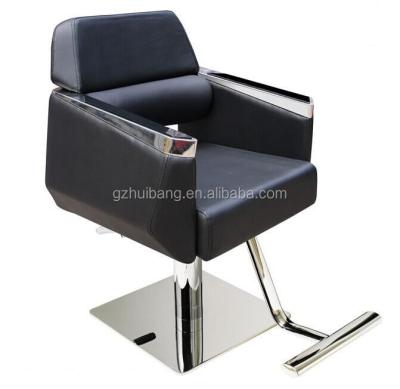 China Modern Barber Chair Hair Salon Furniture Barber Chair / Styling Chair With Stainless Steel Base HB-A 07 for sale