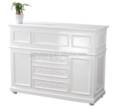 China PANEL New Design White European Hair Salon Reception Hair Furniture HB-F 724-F1 for sale