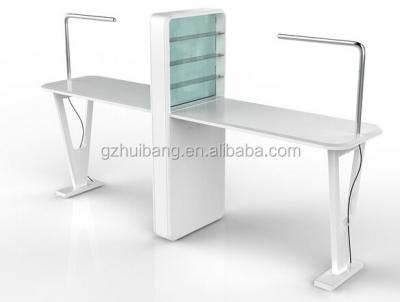 China Beauty nail table /manicure desk for beauty naik salon nail tachnician table HB-K1050-K2 for sale