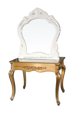 China Commercial furniture unique living room mirror table/styling mirror station for sale HB-B358-B2 for sale