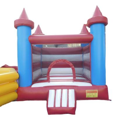 China Hot-selling bouncer inflatable single tricolor jumping castle waterproof for sale for sale