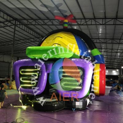 China Waterproof Commercial Kids and Adults Disco Bouncer House Inflatable Bouncer House for Party Rental for sale