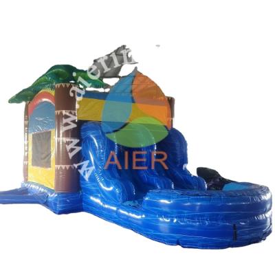 China water proof & outdoor commercial tropical fire resistance wet/dry inflatable kids party castle for sale for sale