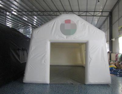 China 0.6mm+0.45mm PVC Tarpaulin Emergency Shelter Medical Tent Inflatable Tent for sale