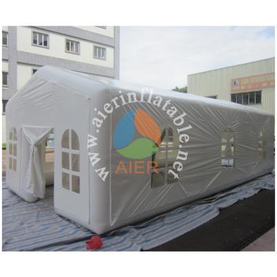 China water proof & durable fire resistance white 10 meters commercial inflatable tent with for sale for sale