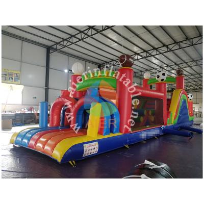 China waterproof & Fire Resistance Ball Theme Sports Inflatable Obstacle For Sale for sale