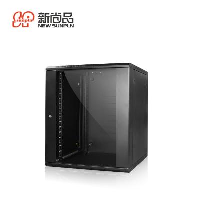 China SPCC Cold Rolled Steel 6u Fully Assembled Enclosed Fan Wall Mount Network Server Cabinet Professional Enclosure 19 Inch for sale