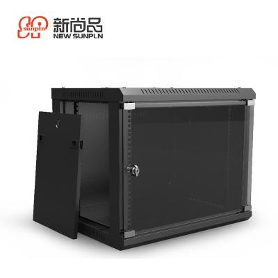 China SPCC Cold Rolled Steel 6404 Cold Rolled Interchange Steel Wall Mounted Cabinet Network 4U Detachable Rack Enclosure for sale