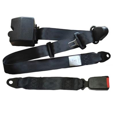 China Hot Sales Bus Passenger Safety Device 3 Point Seat Belt With Sensor Switch Adjustment Trucks Universal Forklifts Bus Karts Strap Retractable And Adjustable for sale