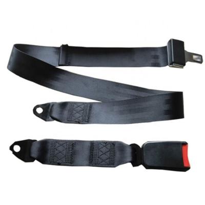 China Bus Passenger Safety Device European Standard Universal Retractable Static 2-Point Belt Lap Adjustable Seat Belt For UTV Van VR Bus Truck for sale