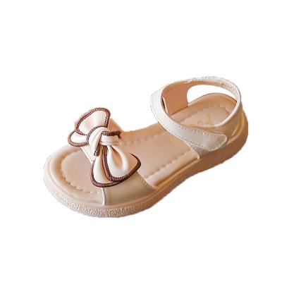 China Summer Trend Babies Black Flat Breathable Comfort Beige Pink Quick Dry Leather Sandals for sale