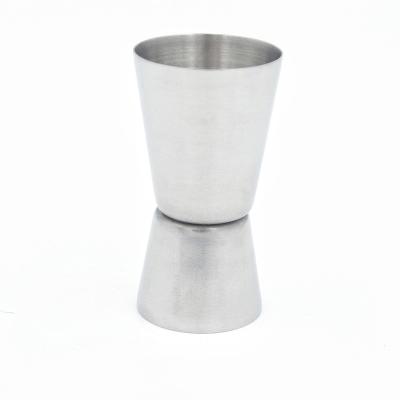 China 2022 Customizable Metal Stainless Steel Bartender Original Color Measuring Mug For Cocktail Without Lid for sale