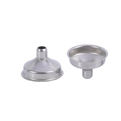 China Minimalist Mini Size Fill Silver Small Metal Perfume Funnel for sale