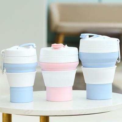 China Bottele New Design Contemporary Wholesale Portable Folding Fashion Silicone Multifunctional Folding Coffee Mug for sale