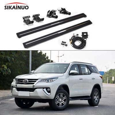 China Electric Deployable Side Step Running Panel Electric Smart Folding Bracket For Toyota Fortuner Accessories for sale