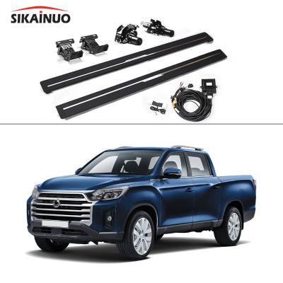 China Auto Side Step Power Electric Electric Deployable Running Board For Ssangyong Rexton Sports Grand Khan / Musso XLV Rhino for sale