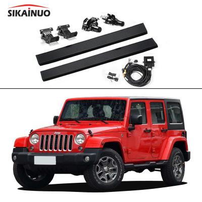 China JK Electric Side Step Auto Accessories Car Power Steps To Refit For Sahara Rubicon Wrangler for sale