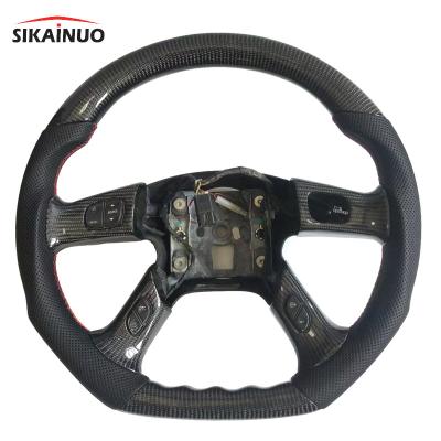 China Sports Customized Customized Real Carbon Fiber Racing Steering Wheel Assembly Fashionable Hummer Accessories For Hummer H2 for sale