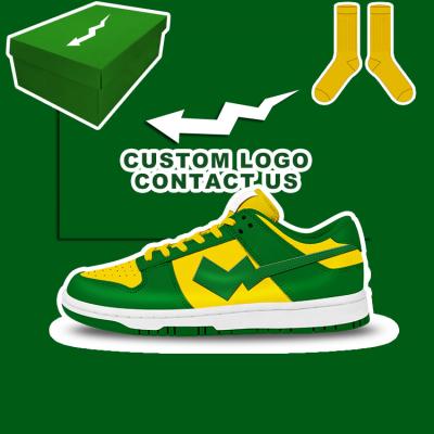 China Custom Designed Sb Cushioning Tennis Logo Shoe Box Skateboard Dampening Low Cut Sneaker Sport Shoe Manufacturer Custom Men for sale