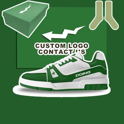 China Brands Logo Designer Luxury Tennis Leather Vintage Custom Famous Sports Basketball Men's Casual Sneaker Shoes For Mens Ladies Damping for sale