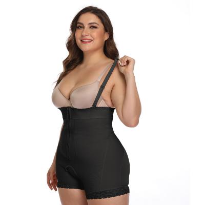 China Antibacterial hot sale corset European and American popular plus size waist and hip one-piece lifting suit for sale