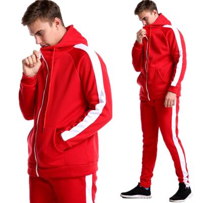 China 2 Piece Autumn Winter 100% Polyester Breathable Apparel Mens Hoodie Sweatshirt Set Tracksuit Sweatsuit Single Jogger for sale