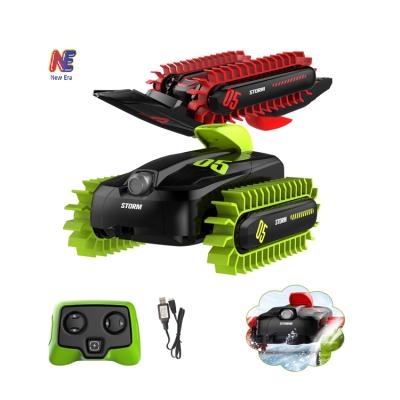 China Waterproof RC Hobby RC Toy Car 2.4GHz 6CH Stunt Car On Water And Land 360 Degree Rotation Shake for sale