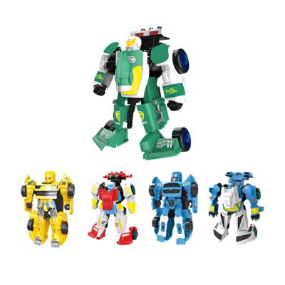 China Toy Education Movie Series Robot Educational Race Car Toy With Lights Deformation and Music for sale