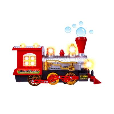 China Electric Car Bubble Locomotive Motor Train Steam Blowing Bump And Go Car Bubble for sale