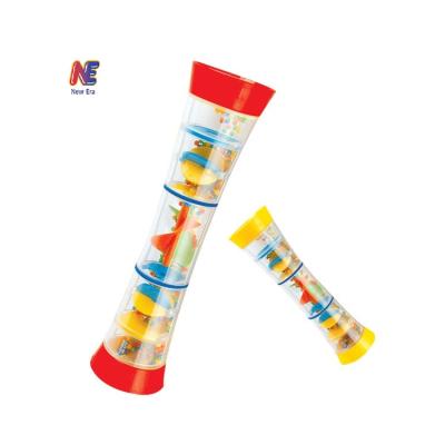 China Rainstick Rattle Twirly Whirly Action Rainmaker Toy Beads Rattle Toy For Plastic Baby for sale