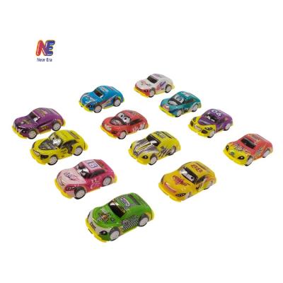 China Pull Back Vehicle Multicolor Plastic Pull Back Vehicle Mini Toy Car For Promotion for sale